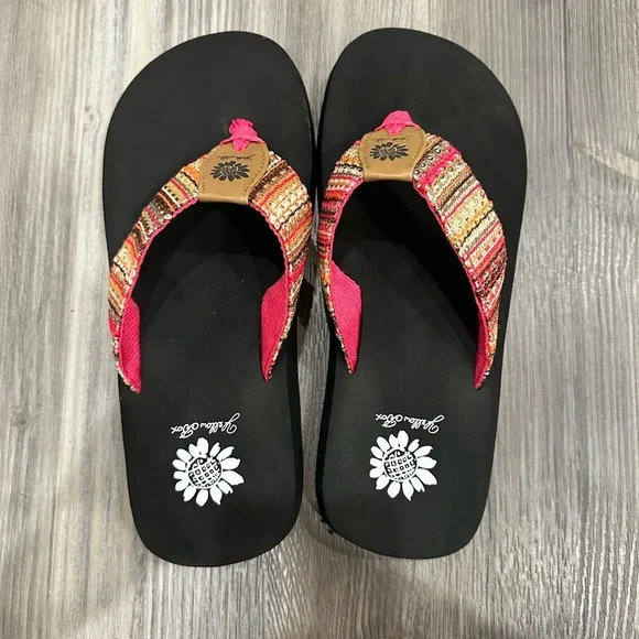 Yellow Box Women's Pink Sandals Size 7 New without box - Picture 2 of 4